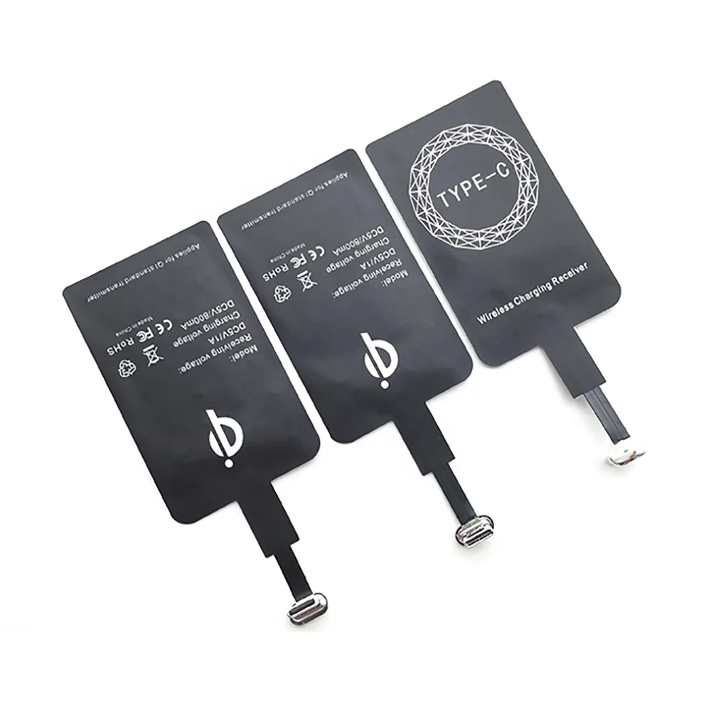 

Fast Wireless Charging Qi Standard Adapter Receptor For Samsung For Huawei