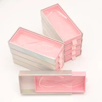 

wholesale false eyelash packaging box lash boxes packaging custom private logo 3d mink eyelashes empty drawer clear case vendors