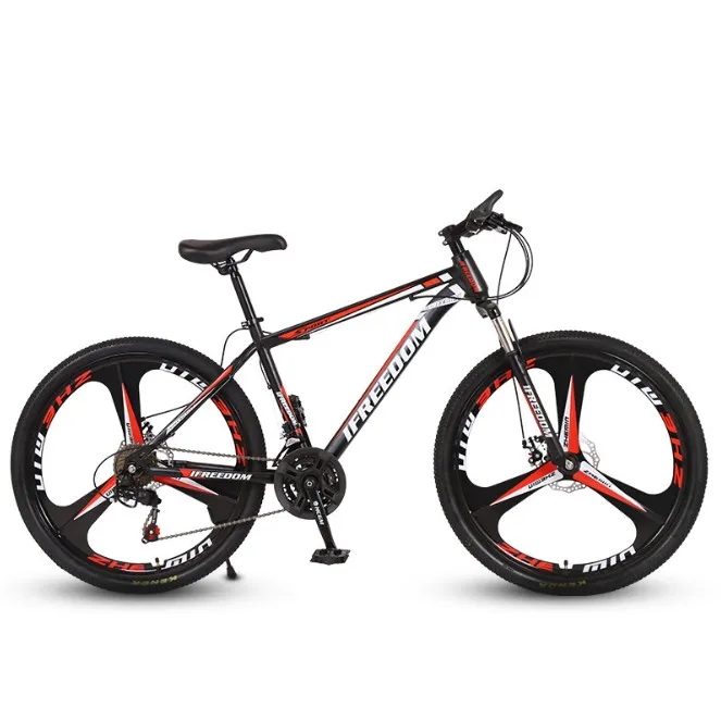 

24inch Racing mountain bike shock absorption variable speed men and women single promotional gifts mountain bike, Multicolor