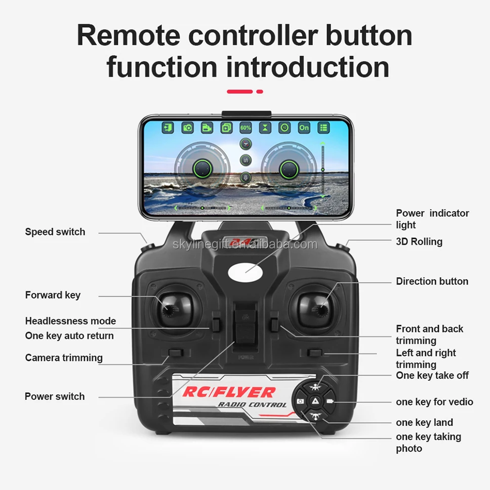 Drone 4k 1080P RC Quadcopter drone with HD 1080P 4K Wifi camera video highly stable Rc helicopter F68 4K RC Camera drones