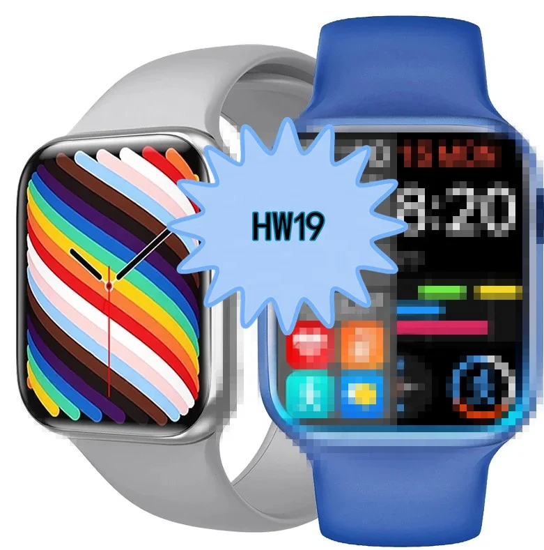 

1.77" HW19 Sport luxury Smart watches Sleep Monitor Function BT Call Double Straps & Buttons DIY Face Smartwatch for Men