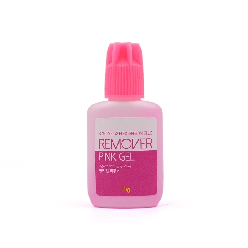 

Clear/Pink Gel Remover Liquid remover for Eyelash Extensions Glue 15g Lash Extensions Glue from Korea Remover LAVA LASH