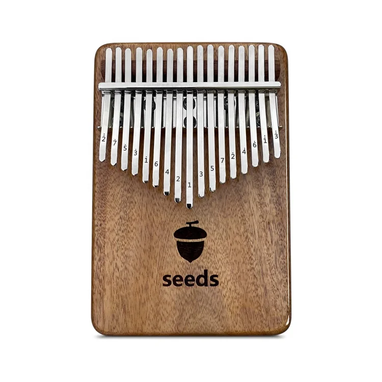 

17 Key seeds Kalimba Solid wood Plate Mbira Hard case Music sheets Thumb Piano Finger Piano Musical Instrument