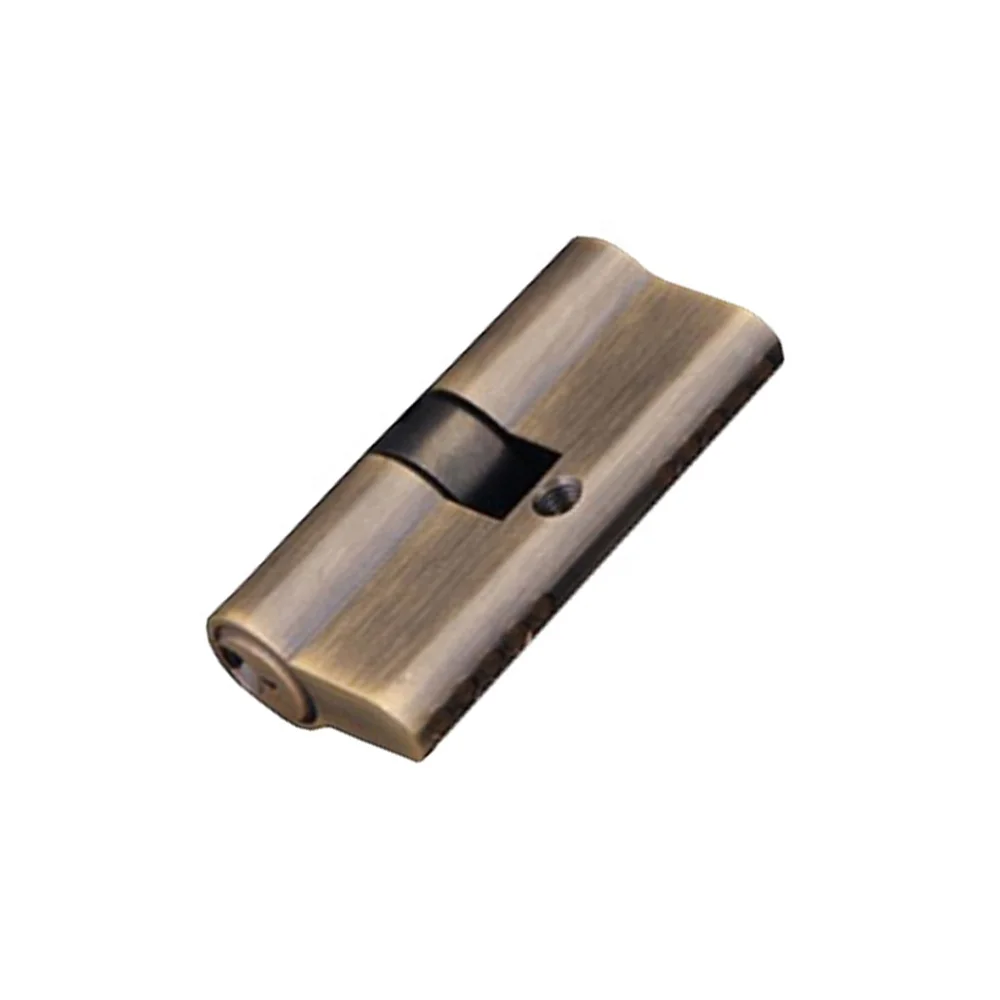 
Customized 5 Pin Solid Brass Euro Profile Door Lock Cylinder With 3pc Keys 