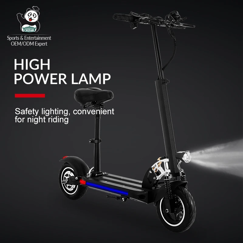 

Off-Road 10 inch Electric Scooter Dual-Motor Two-Wheel Portable Foldable Adult Electric Scooter With Seat, Customized color