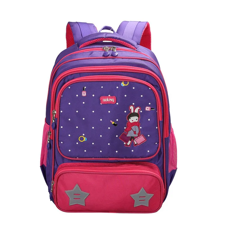 

Kids Backpack Bags 900D Waterproof School Bag Cartoon Cheap Oem Customized Children Pink School Bag, Customized color