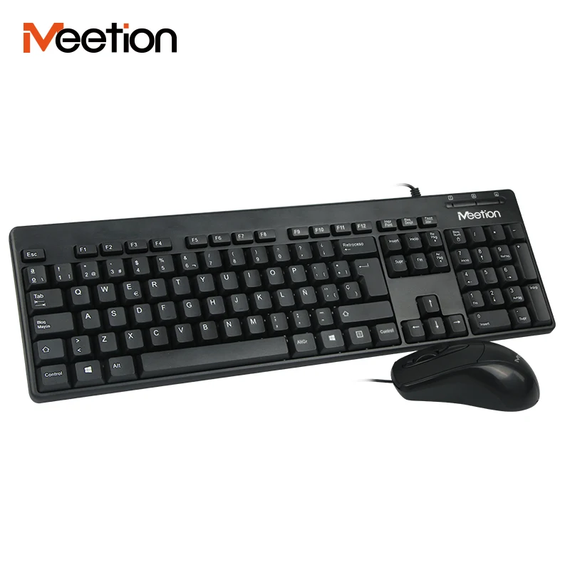 

Wholesales Ergonomic Comfortable Multi Language Keyboard 1000 DPI Mouse Standard Office Keyboard and Mouse Combo Set