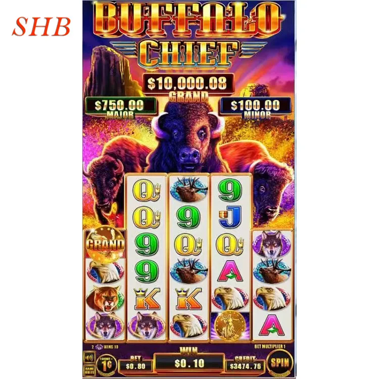 

Hot Sale Factory Jackpot Buffalo Video Game Arcade Machine Electronic Casino Game Board Slot Game Machine For Sale, Picture