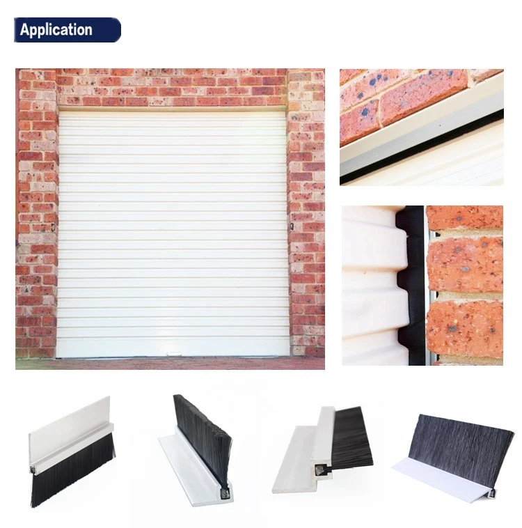 Flame Retardant Garage Door Weather Stripping Folding Door Sweep