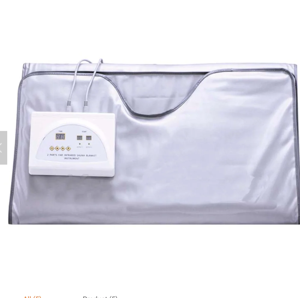 

Body shaping far infrared sauna blanket slimming fit body Wrap, Silver