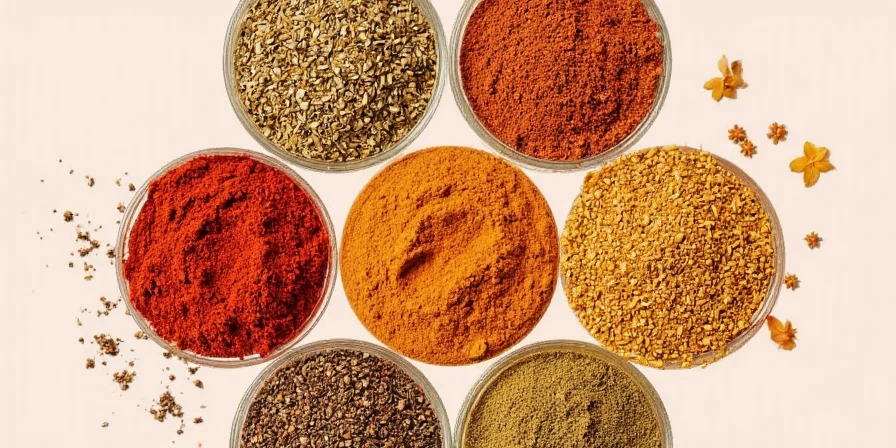 Garlic powder close-up