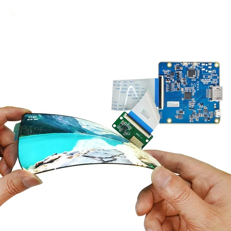 

6 inch 1080x2160 2k bendable rollable flexible led lcd oled display screen panel mipi dsi interface controller driver board
