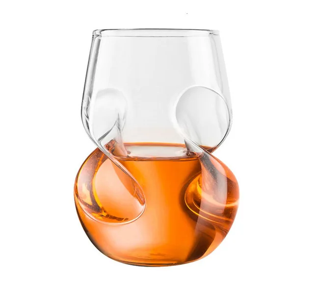 

New Twisted Body Art Fantasy Modeling Whiskey Glass Tipsy Whisky Shot Glass Tumbler Liquor Chivas Beer Wine Drinking Glasses Cup