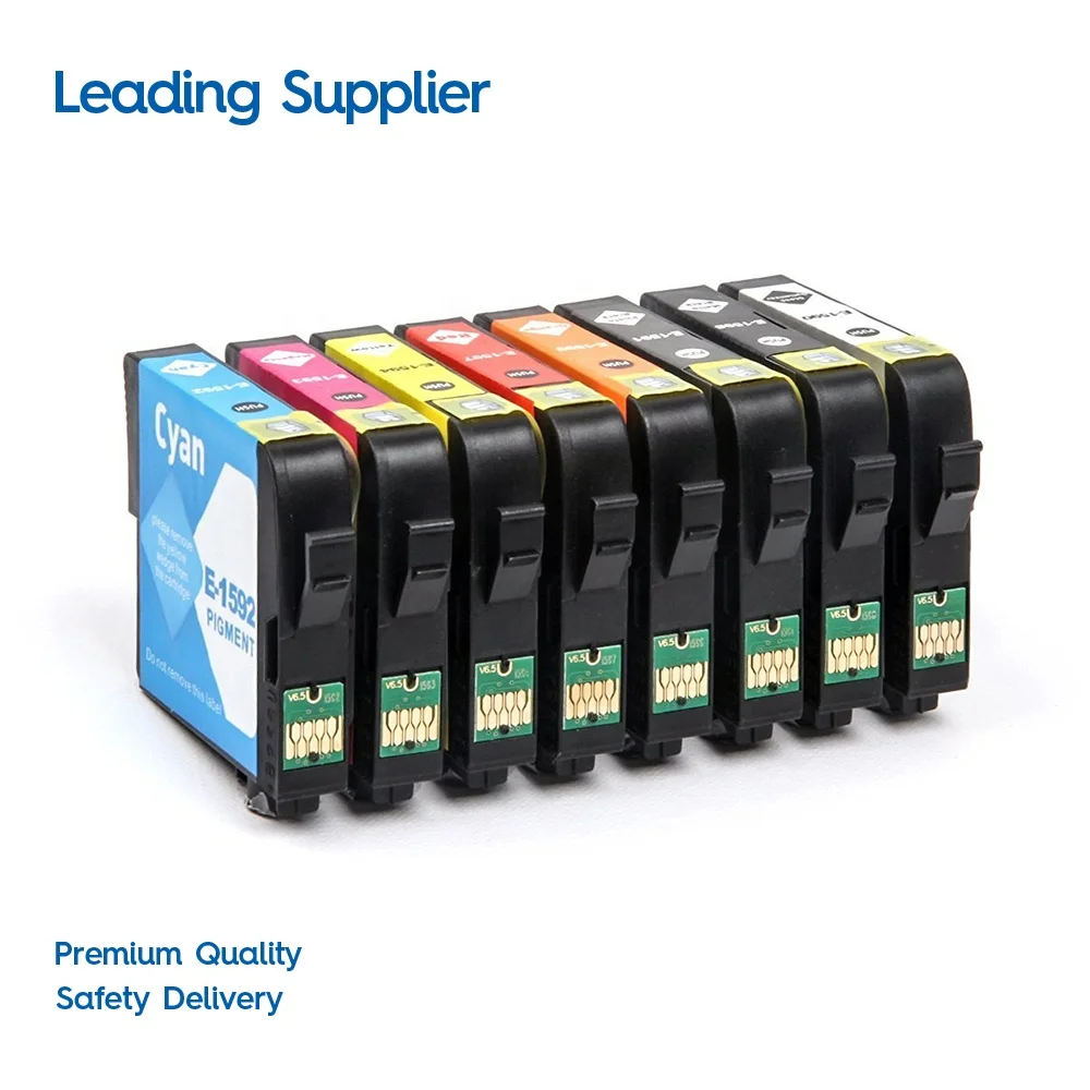 Ink Tank 159 T159 T1590 T1591 T1592 Premium Color Compatible Ink Jet Cartridge For Epson R2000 8934