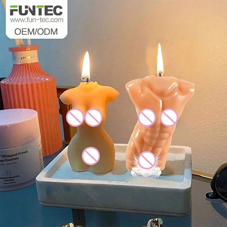 

Hot Sale DIY 3D Silicona Female Women Torso Moulds Human Mould Silicone Molds Bubble Mold Body Candle Moldes, White