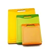 TPR and PP material 3pcs kitchen cutting board set