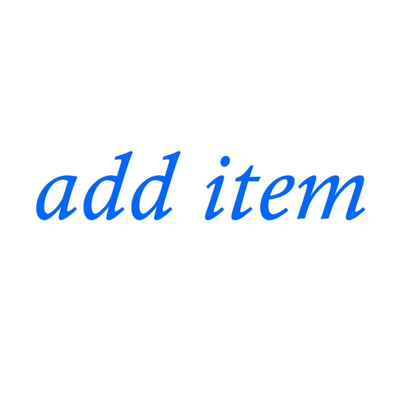 

add item