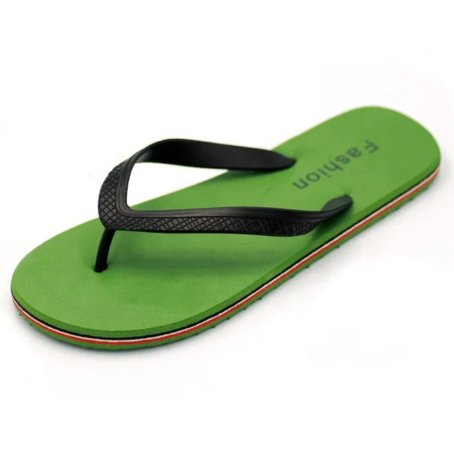 

PVC Plastic Non-Slip Flip Flops Outdoor Beach Slippers Bathroom Indoor Men's Sandals