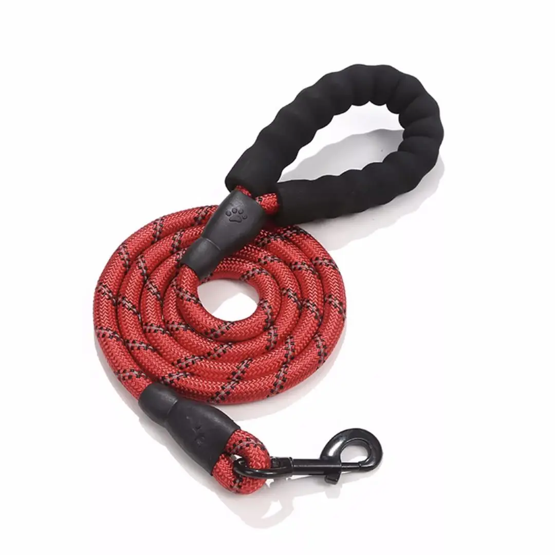 

Pet Outdoor Products Dog Leash Reflective Round Rope Nylon Woven Traction Rope Explosion-proof Lock Catch Upgrade