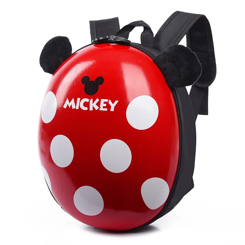 

New Fashion Design Children Mickey Mouse Bag Cartoon Eggshell Kids School Backpack