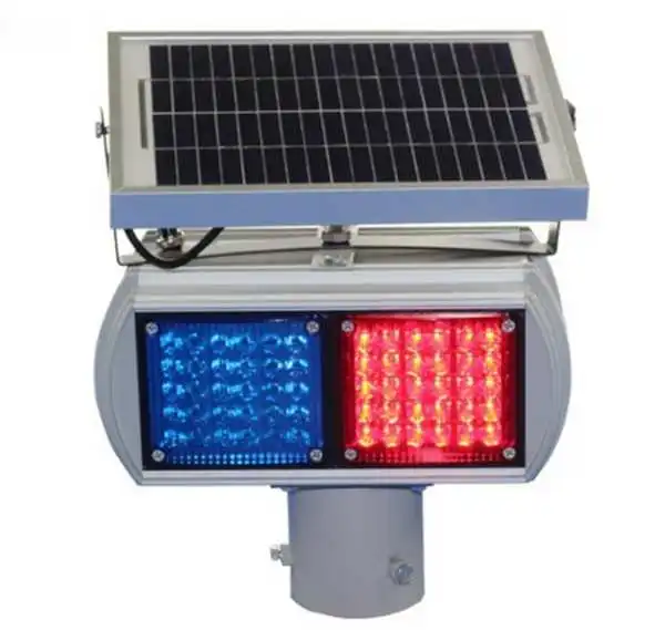 Customize Solar Powered LED Traffic Warning Light