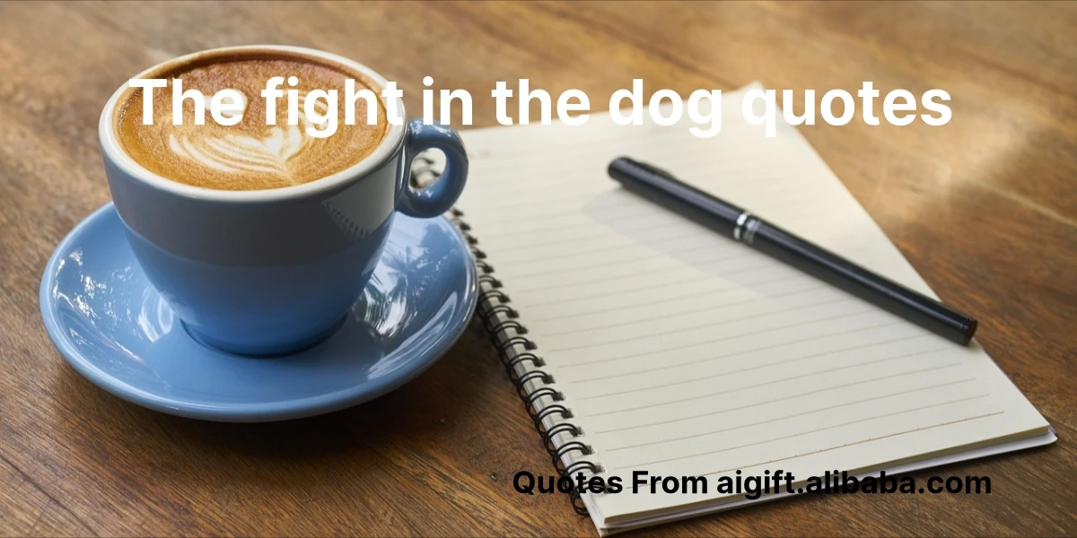 the fight in the dog quotes