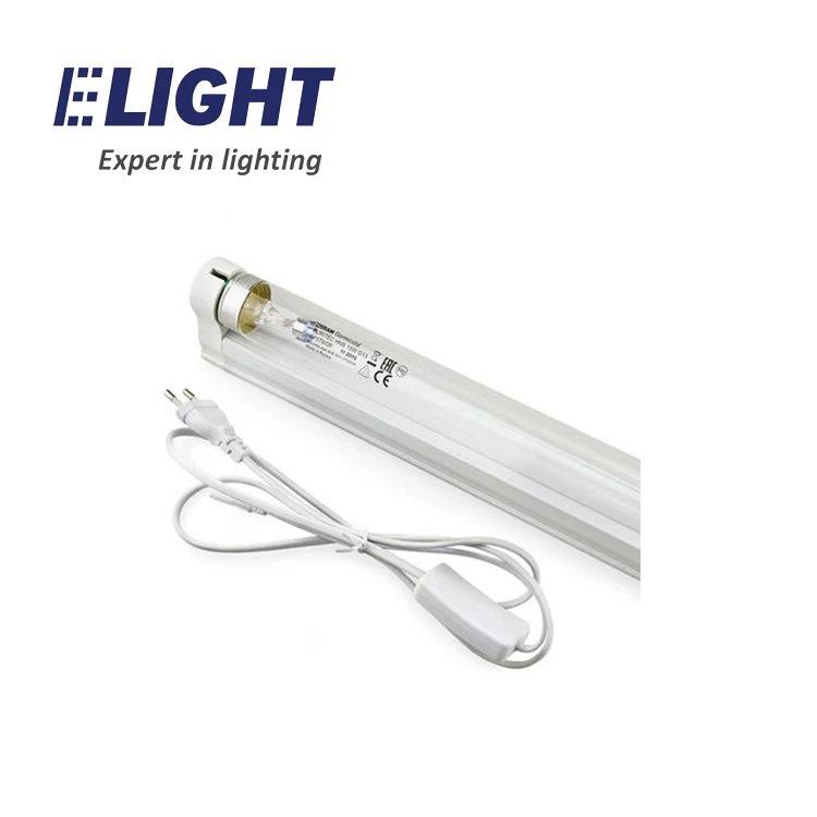 
high quality T8 Quartz Glass UV Light Sterilizer Germicidal Lamp 