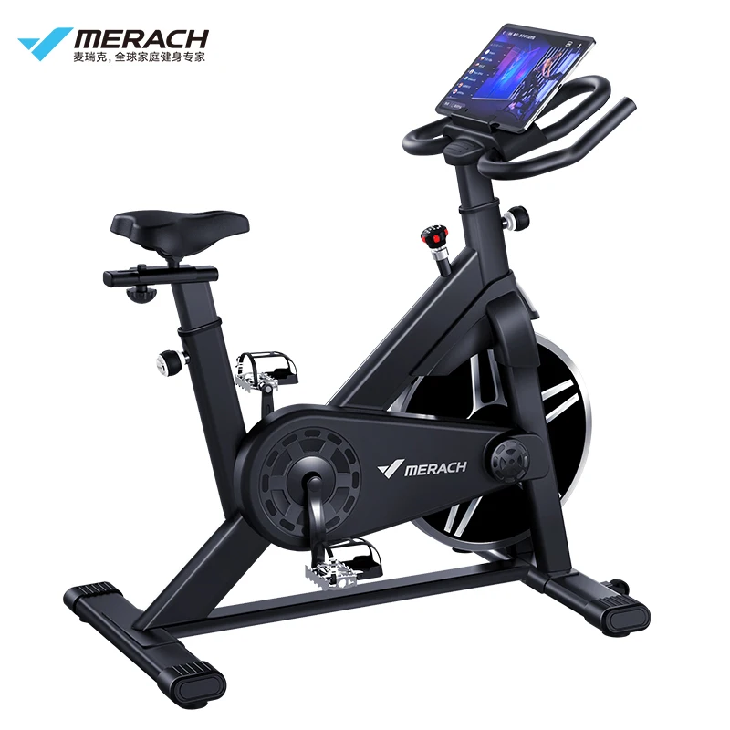 

Amazon indoor cycling stationary spin bike fitness exercise MERACH fitness bikes spinning bike for home, Black