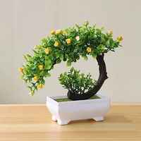

Wholesale Artificial flower bonsai plastic artificial rose tree