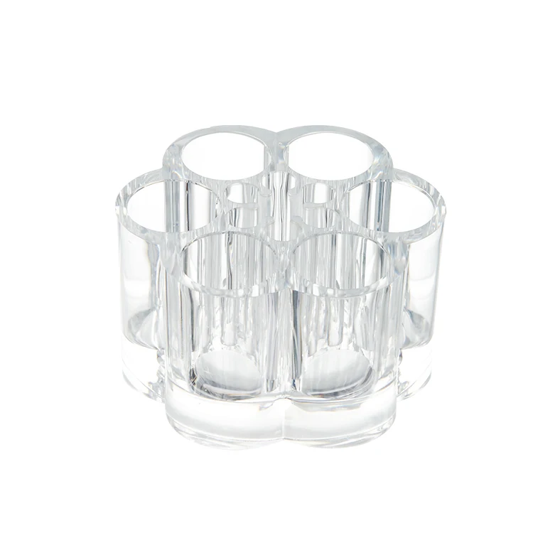 

High Capacity Makeup Container Organizer Brush Cosmetic Case Organizer Clear Transparent Makeup Organizer