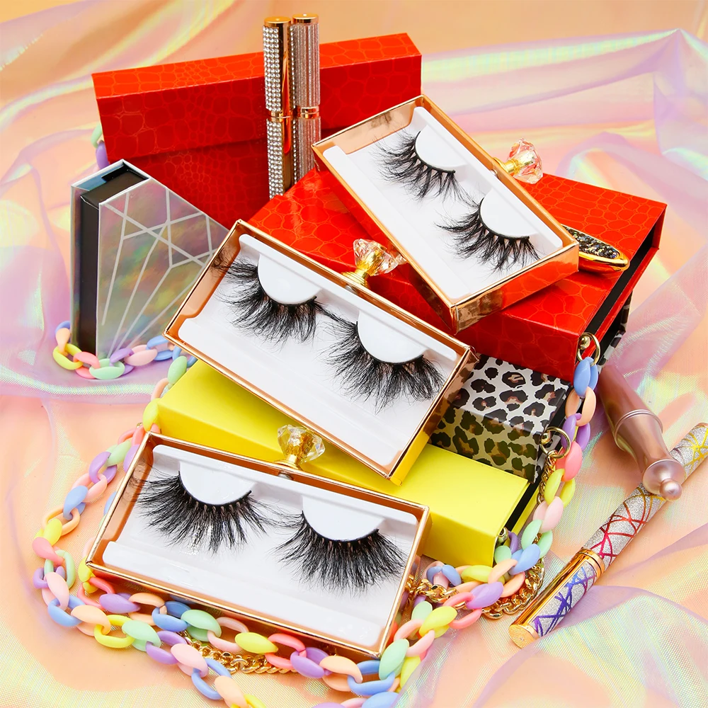 

Custom 25mm lashes wholesale cruelty free 5d 25mm mink eyelashes mink lashes private label eyelash packaging box, Natural black