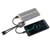 Light Up Logo Multi USB Charging Cable Multi-function custom glowing LED Shiny logo keychain type c micro 8pin usb cable