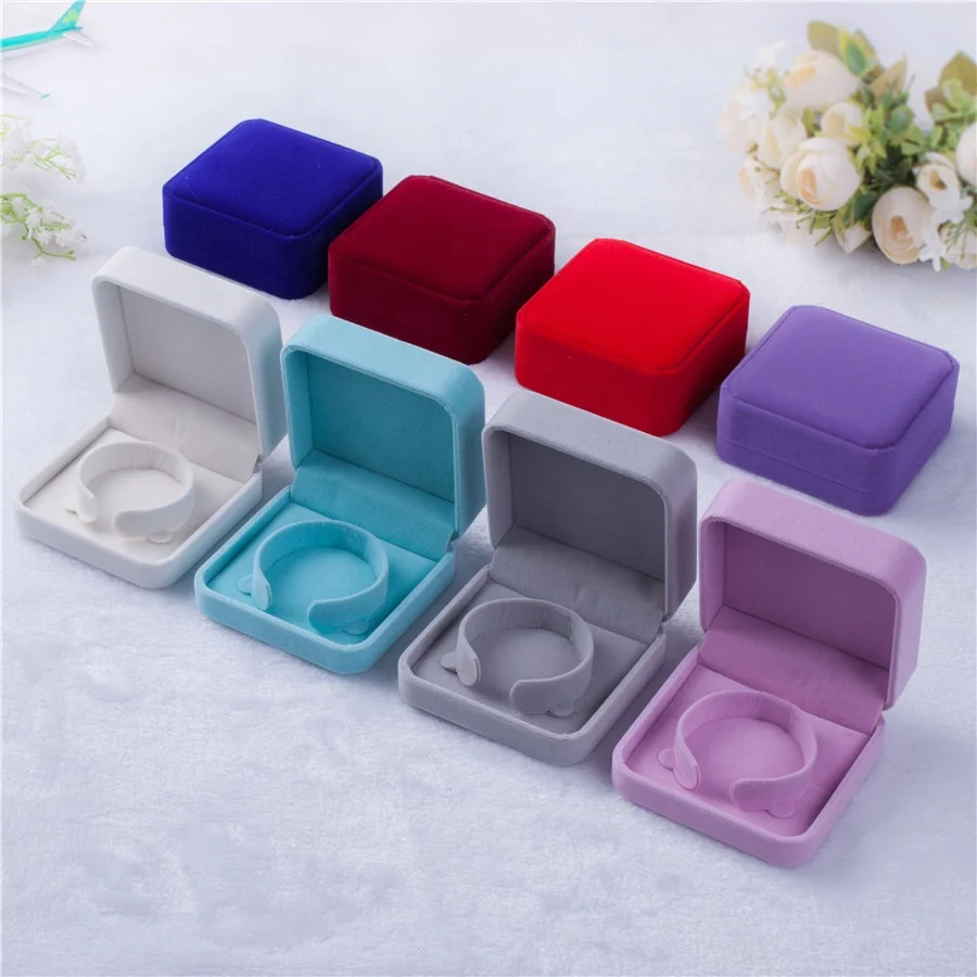 

Free Shipping In Stock Elegant Bracelets & Bangles Packaging Box Wedding Gift Boxes Velvet Bangle Boxes