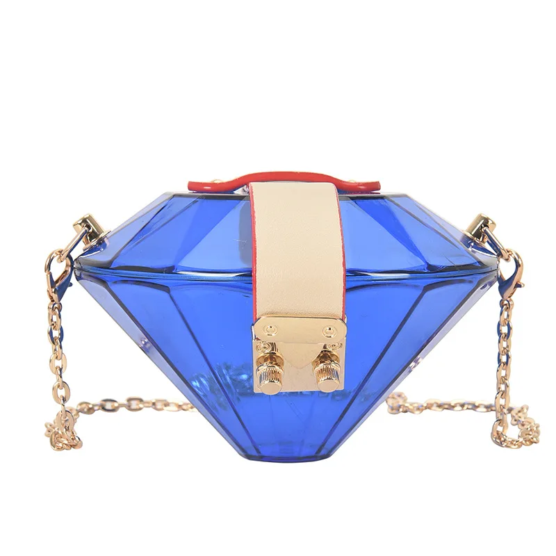 

Women's Purses and Handbags Party Clutch Acrylic Shape Mini Chain Shoulder Bag Evening Bag Luxury Designer Bag, As show