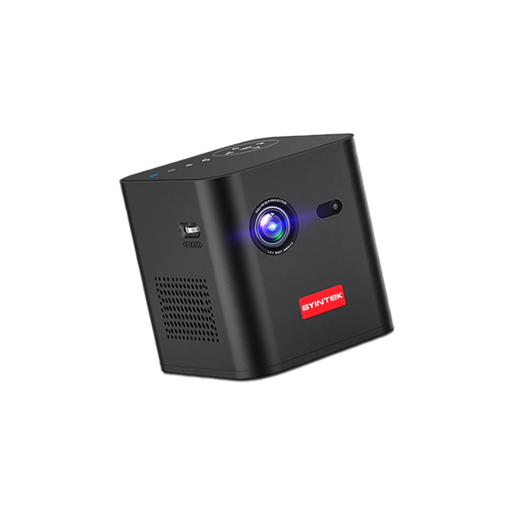 

BYINTEK P19 4K Mini DLP Projector Portable Pico Smart Android 9 Wifi Projector Home Theater Cinema 3D Video Proyector