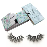 

Custom eyelash packaging wholesale private label 3d real mink eyelashes vendor