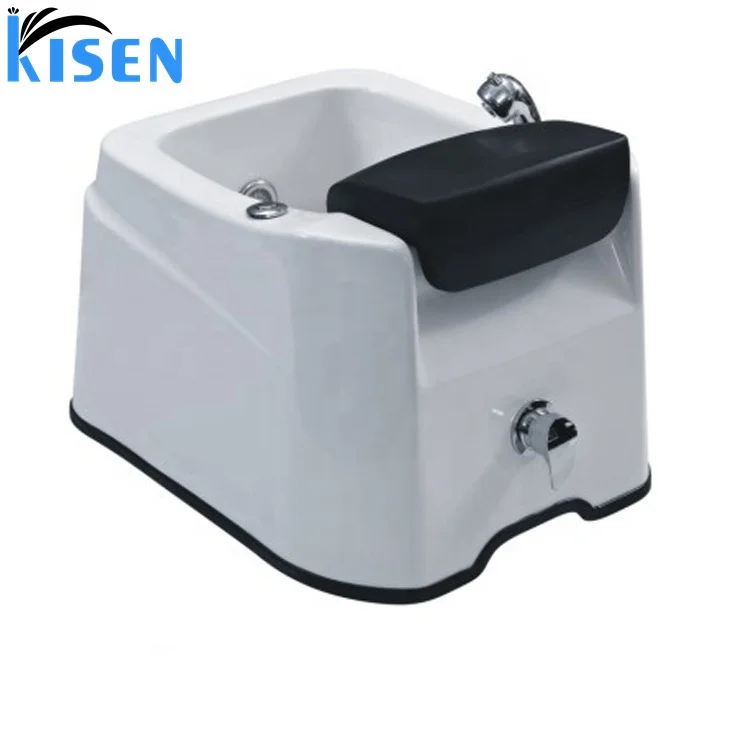 

KISEN White Pedicure Sink Bowls For Spa Massage Pedcure Chairs, Customized