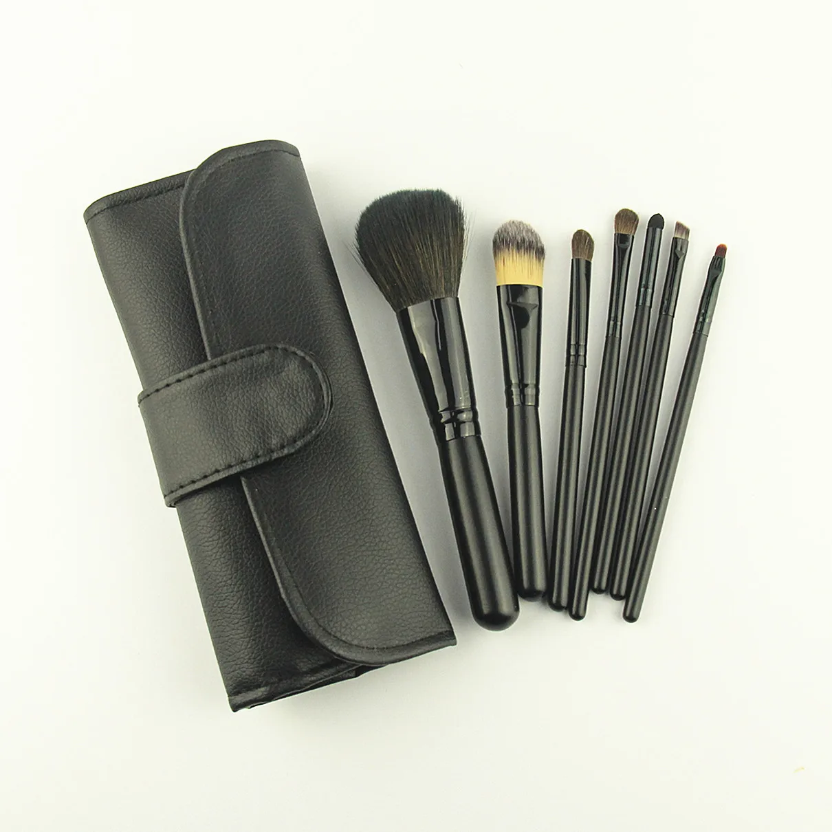 

Hot selling 7pcs make up brush set horse hair quality fashion makeup