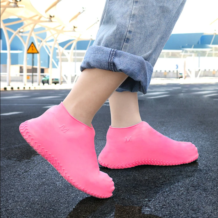 

Anti Slip Silicone Outdoor Waterproof Shoe Cover Reusable, Custom color