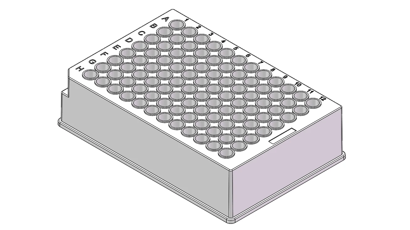 Pp Material Round 96 Well 1.0ml Ubottom Deep Well Plate Buy 96 Well