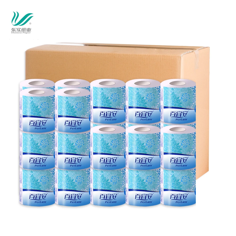 

Wholesale Cheap Price Virgin Pulp 2Ply Bulk Toilet Tissue Paper Roll Bathroom Tissue Toilet Paper, Bleached