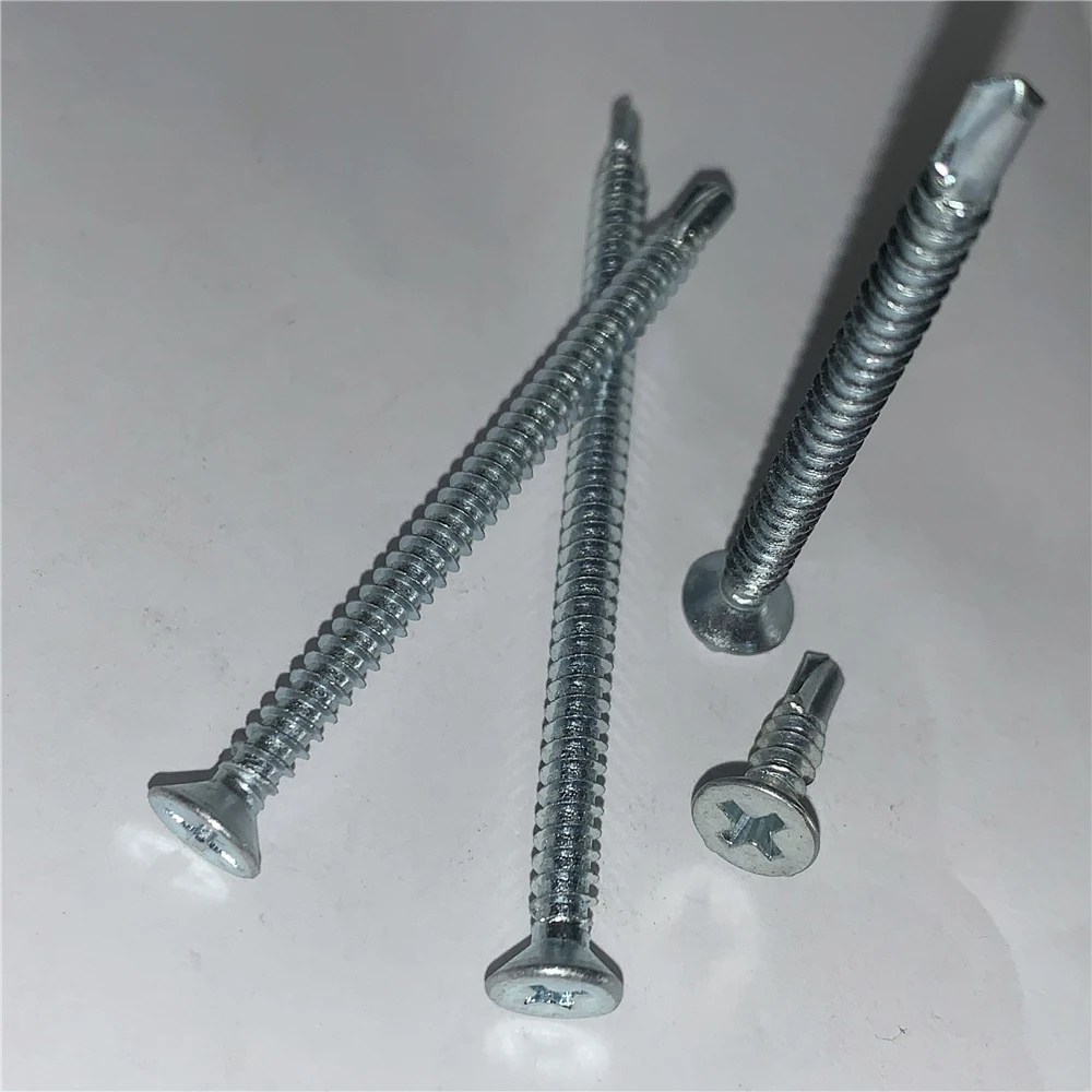 
China Zinc Coating Csk Head Self Drilling Screw 