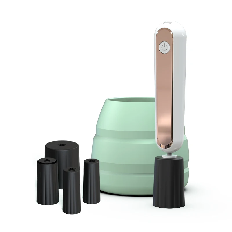 

Rechargeable Electric Makeup Brush Cleaner Professional Deep Cleaning Automatic Makeup Brush Cleaner, Orange,black,white