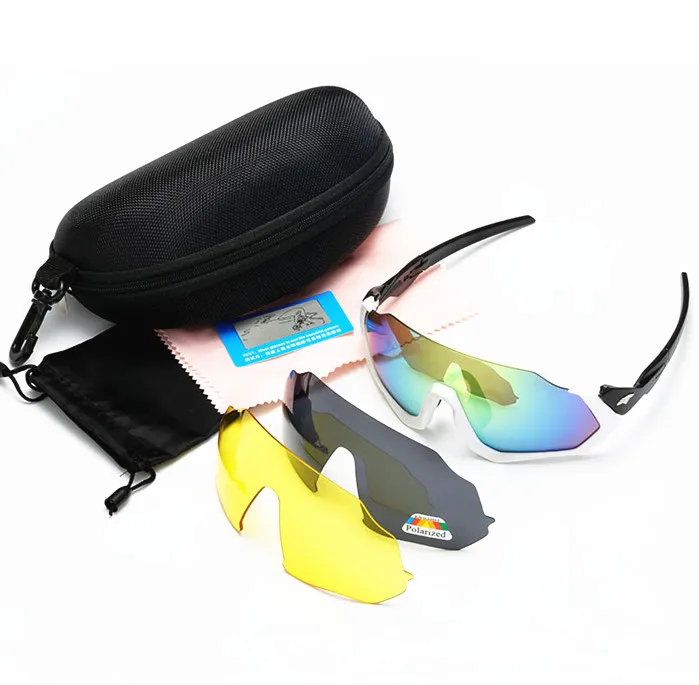 

New sports outdoor men's and women's riding glasses Polarized 3 in 1set Sunglasses
