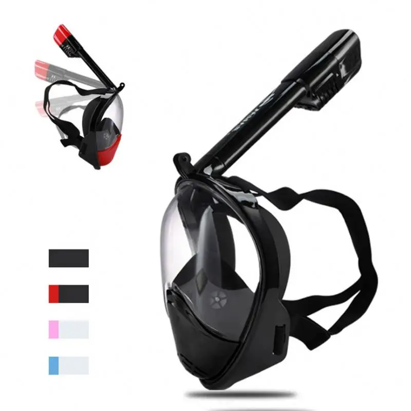 

WAVE Full Face Snorkel Mask, Anti - Fogging Scuba Diving Mask with Double Tube Snorkeling Gear Ideal for Swimming, Any color
