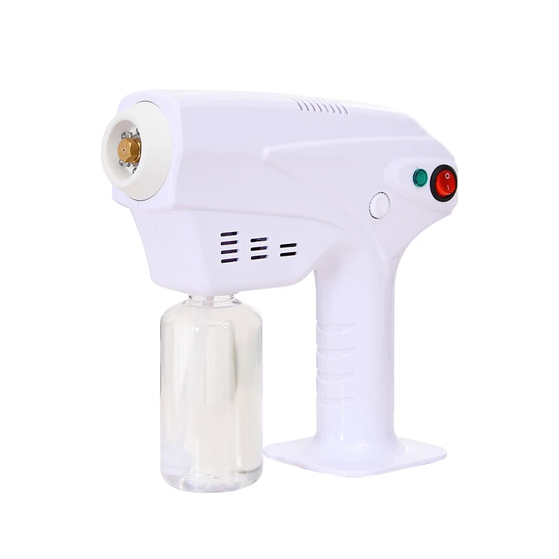 

New portable multi-functional seven hole blue ray hair dryer nano spray sterilizer, White