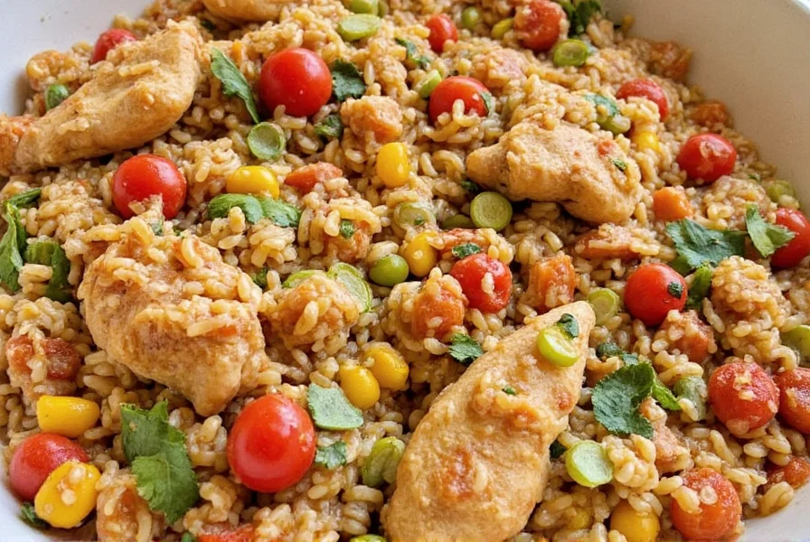 Final Chicken Jambalaya Dish