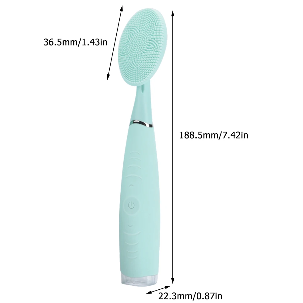 Dropshipping Ultrasonic Wireless Facial Spa Waterproof Facial Cleansing Spin Brush Set With Ce Rohs   .jpg