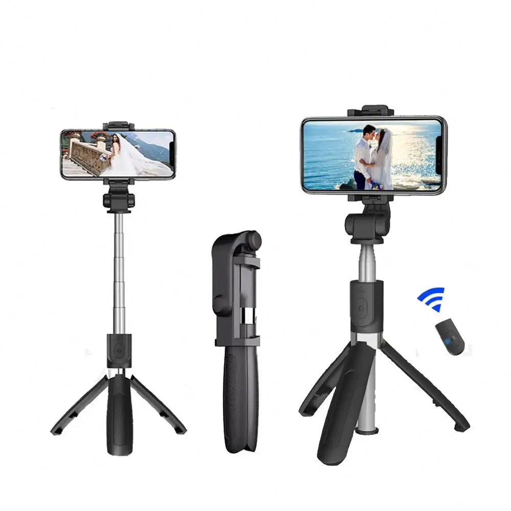 

Adjustable 70cm Mobilephone Holder for makeup live record Portable Selfie Stick with BT Smartphone Tripod Stand