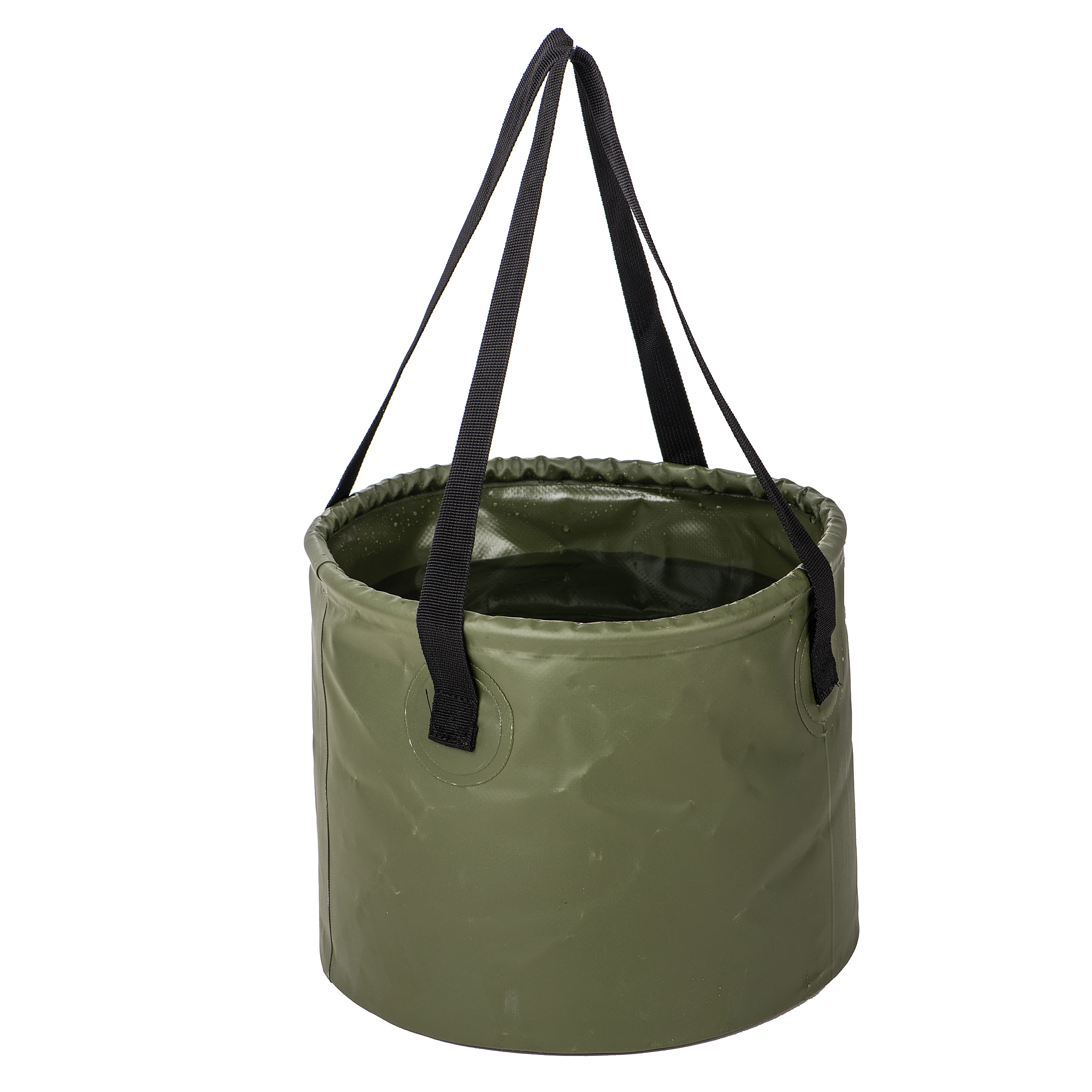 Flexible And Foldable Pvc Tarpaulin Green Foldable Water Bucket With ...